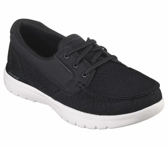 Skechers OntheGO Flex 8211 Oasis Black White Women Casual Sneakers Skechers OntheGO Flex 8211 Oasis Black White Women Casual Sneakers