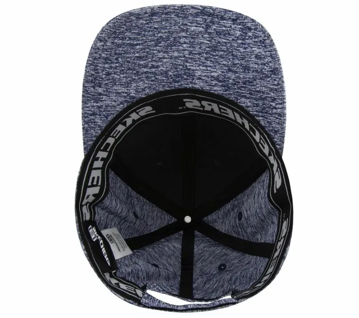 Skechers On The Road Flat Brim Hat Blue Gray WomenMen Hats Skechers On The Road Flat Brim Hat Blue Gray WomenMen Hats
