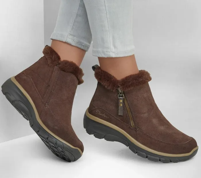 Skechers Relaxed Fit Easy Going 8211 Cool Zip Chocolate Women Boots Skechers Relaxed Fit Easy Going 8211 Cool Zip Chocolate Women Boots