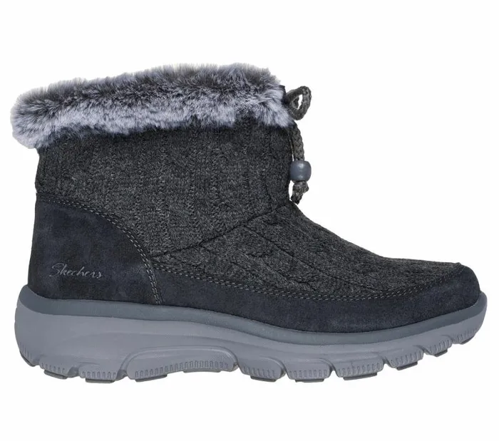 Skechers Relaxed Fit Easy Going 8211 Fall Ice Angel Charcoal Women Boots