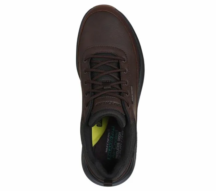 Skechers Relaxed Fit Parnell 8211 Garth Red Brown Men Casual Sneakers Skechers Relaxed Fit Parnell 8211 Garth Red Brown Men Casual Sneakers