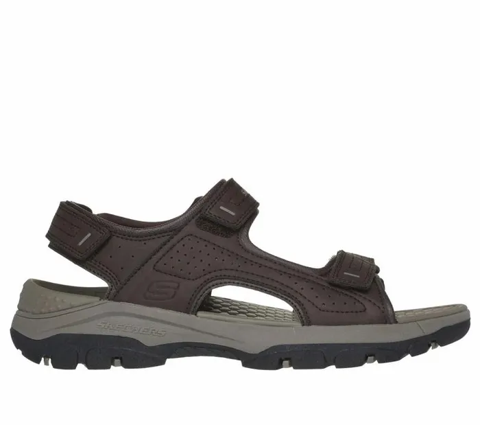Skechers Relaxed Fit Tresmen 8211 Garo Chocolate Men Sandals