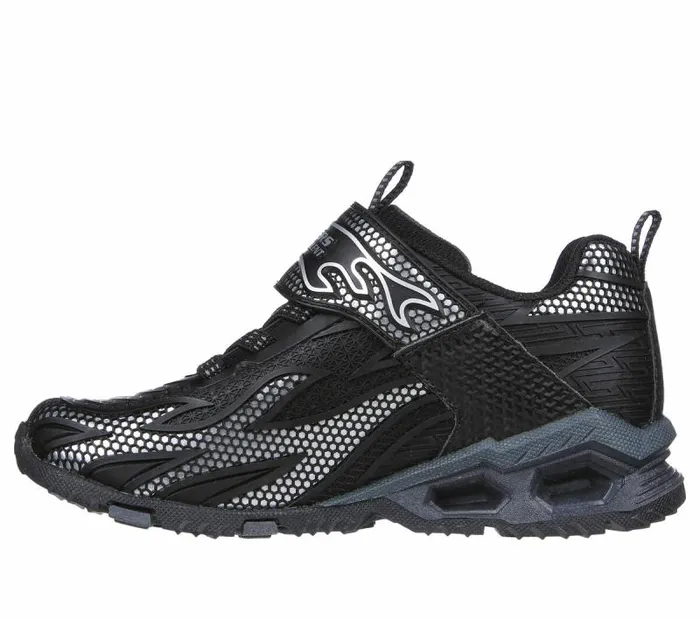 Skechers S Lights Hydro Lights 8211 Heat Stride Black Silver Kids Athletic Shoes and Sneakers Skechers S Lights Hydro Lights 8211 Heat Stride Black Silver Kids Athletic Shoes and Sneakers