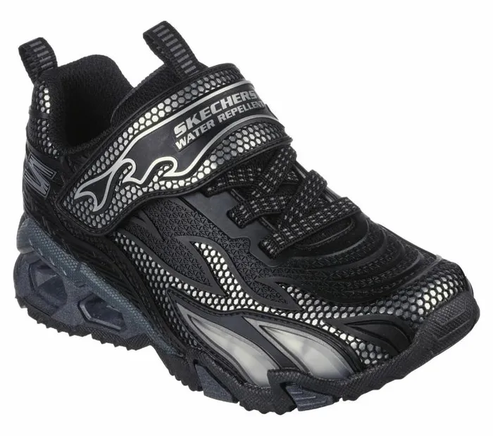 Skechers S Lights Hydro Lights 8211 Heat Stride Black Silver Kids Athletic Shoes and Sneakers Skechers S Lights Hydro Lights 8211 Heat Stride Black Silver Kids Athletic Shoes and Sneakers
