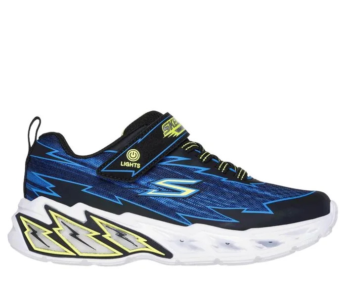 Skechers SLights Light Storm 20 8211 BoltBrights Black Blue Kids Athletic Shoes and Sneakers Skechers SLights Light Storm 20 8211 BoltBrights Black Blue Kids Athletic Shoes and Sneakers