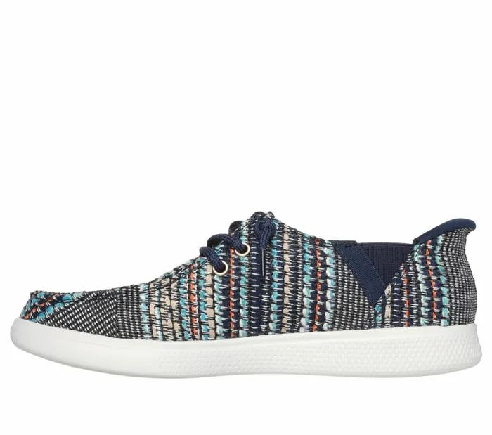 Skechers Skechers Slipins BOBS Skip Cute 8211 August Air Navy Multi Women Casual Sneakers