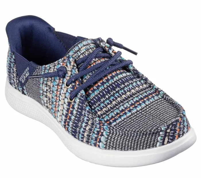 Skechers Skechers Slipins BOBS Skip Cute 8211 August Air Navy Multi Women Casual Sneakers