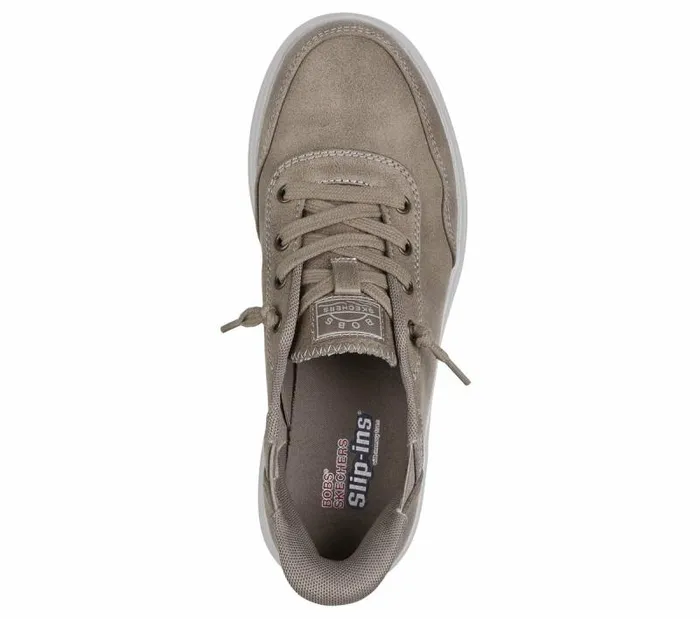 Skechers Skechers Slipins BOBS Skip Cute 8211 B Cute Cozy Taupe Women Casual Sneakers