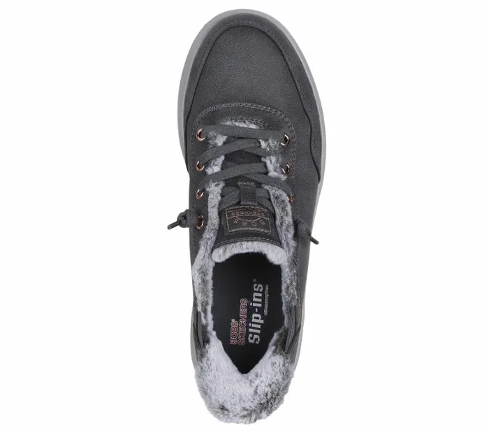 Skechers Skechers Slipins BOBS Skip Cute 8211 B Cute Snug Gray Women Casual Sneakers