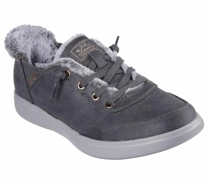 Skechers Skechers Slipins BOBS Skip Cute 8211 B Cute Snug Gray Women Casual Sneakers