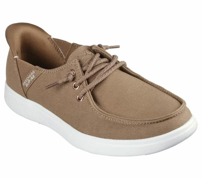 Skechers Skechers Slipins BOBS Skip Cute 8211 Spot Twist Chestnut Women Casual Sneakers