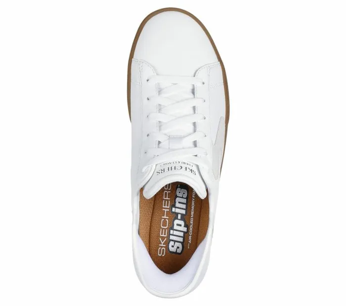 Skechers Skechers Slipins Eden LX 8211 Strando White Natural Men Casual Sneakers Skechers Skechers Slipins Eden LX 8211 Strando White Natural Men Casual Sneakers
