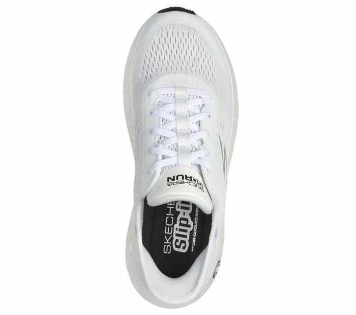 Skechers Skechers Slipins Max Cushioning Hyper Craze White Black Women Athletic Sneakers