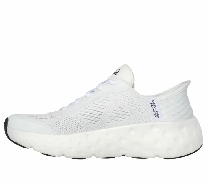 Skechers Skechers Slipins Max Cushioning Hyper Craze White Black Women Athletic Sneakers