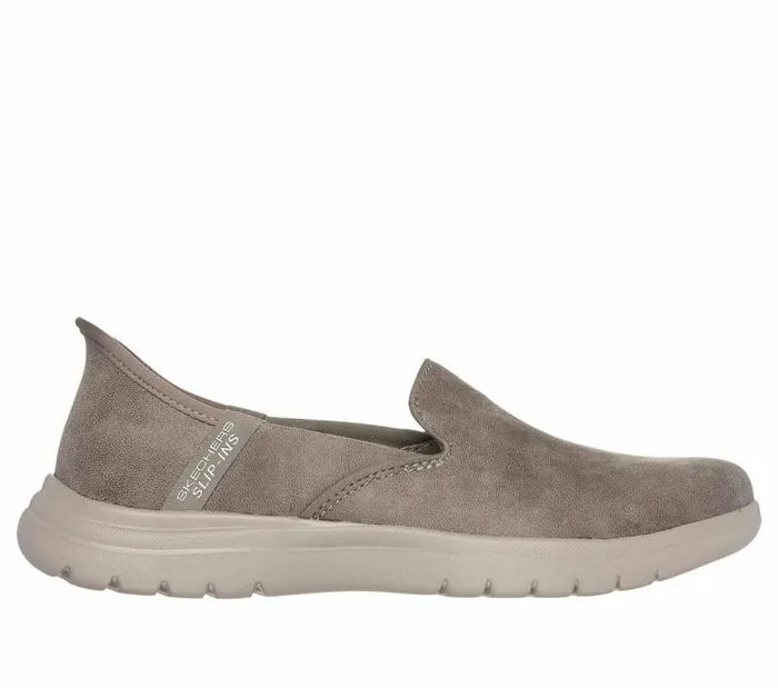 Skechers Skechers Slipins OntheGO Flex 8211 Captivating Taupe Women Flats