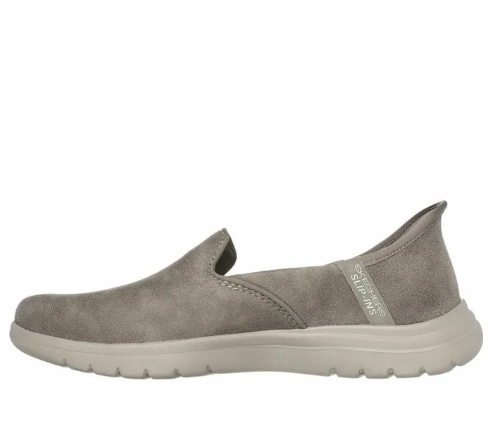 Skechers Skechers Slipins OntheGO Flex 8211 Captivating Taupe Women Flats