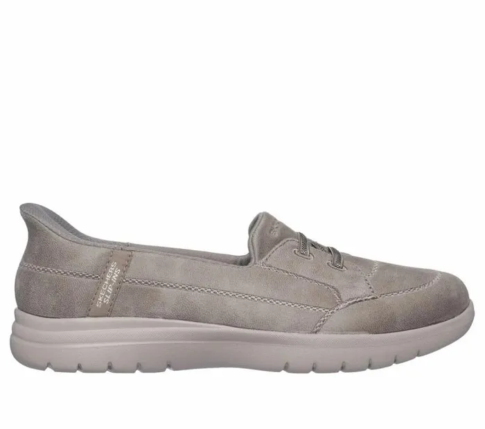 Skechers Skechers Slipins OntheGO Flex Taupe Women Casual Sneakers