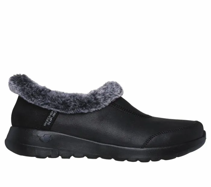 Skechers Skechers Slipins OntheGO Joy Black Gray Women Hands Free Slipins
