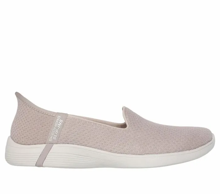 Skechers Skechers Slipins OntheGO Swift 8211 Luminary Taupe Gold Women Flats