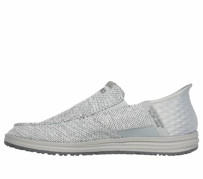 Skechers Skechers Slipins RF Melson 8211 Medford Light Gray Men Casual Sneakers Skechers Skechers Slipins RF Melson 8211 Medford Light Gray Men Casual Sneakers
