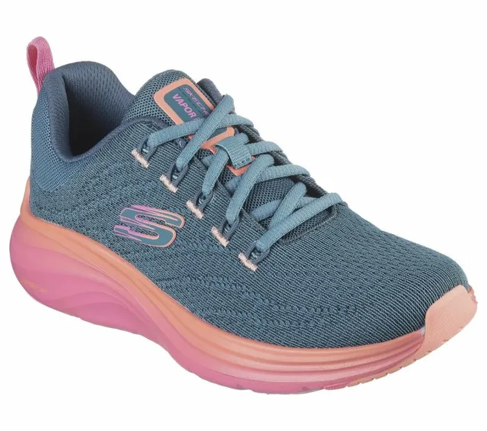 Skechers Skechers Vapor Foam 8211 Summer Journey Teal Multi Women Athletic Sneakers Skechers Skechers Vapor Foam 8211 Summer Journey Teal Multi Women Athletic Sneakers
