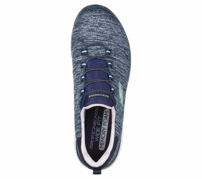Skechers Summits 8211 Quick Getaway Navy Purple Women Athletic Sneakers Skechers Summits 8211 Quick Getaway Navy Purple Women Athletic Sneakers