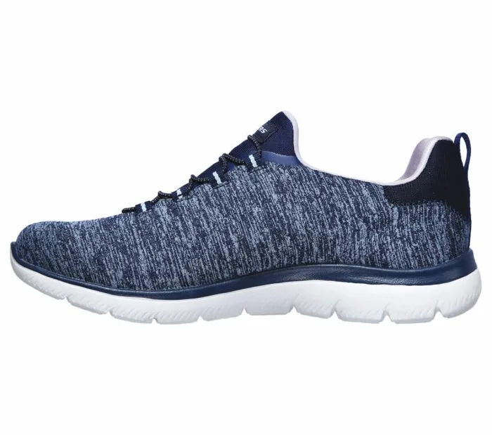 Skechers Summits 8211 Quick Getaway Navy Purple Women Athletic Sneakers Skechers Summits 8211 Quick Getaway Navy Purple Women Athletic Sneakers