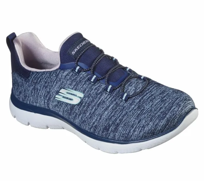 Skechers Summits 8211 Quick Getaway Navy Purple Women Athletic Sneakers Skechers Summits 8211 Quick Getaway Navy Purple Women Athletic Sneakers