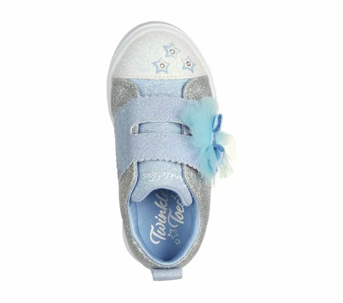 Skechers Twinkle Sparks 8211 Glitter Gems Silver Light Blue Kids Athletic Shoes and Sneakers Skechers Twinkle Sparks 8211 Glitter Gems Silver Light Blue Kids Athletic Shoes and Sneakers