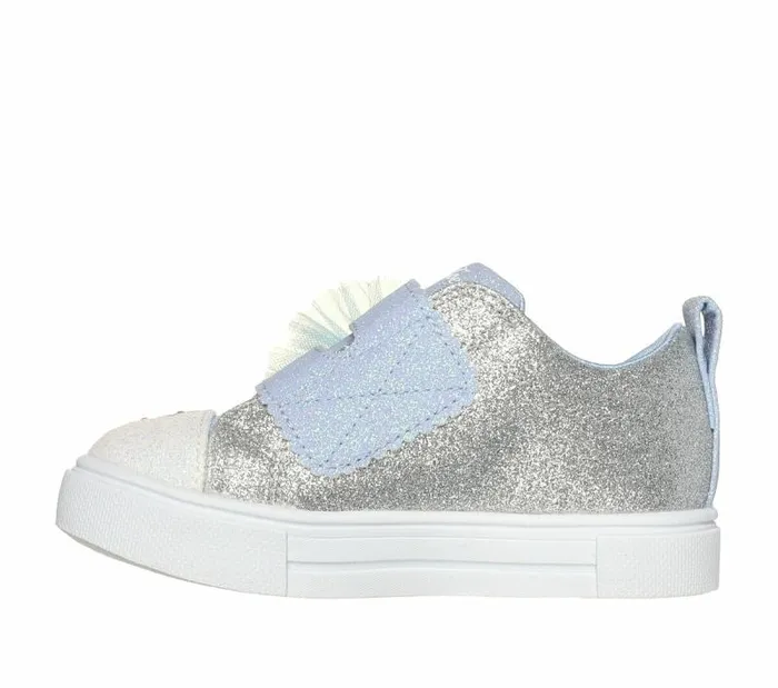 Skechers Twinkle Sparks 8211 Glitter Gems Silver Light Blue Kids Athletic Shoes and Sneakers Skechers Twinkle Sparks 8211 Glitter Gems Silver Light Blue Kids Athletic Shoes and Sneakers