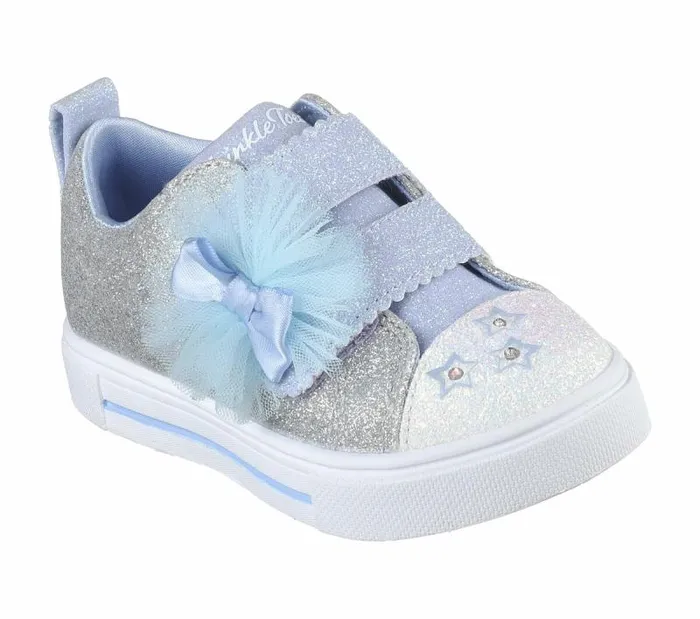 Skechers Twinkle Sparks 8211 Glitter Gems Silver Light Blue Kids Athletic Shoes and Sneakers Skechers Twinkle Sparks 8211 Glitter Gems Silver Light Blue Kids Athletic Shoes and Sneakers