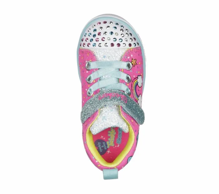 Skechers Twinkle Toes Sparkle Lite 8211 Unicorn Craze Neon Pink Multi Kids Athletic Shoes and Sneakers Skechers Twinkle Toes Sparkle Lite 8211 Unicorn Craze Neon Pink Multi Kids Athletic Shoes and Sneakers