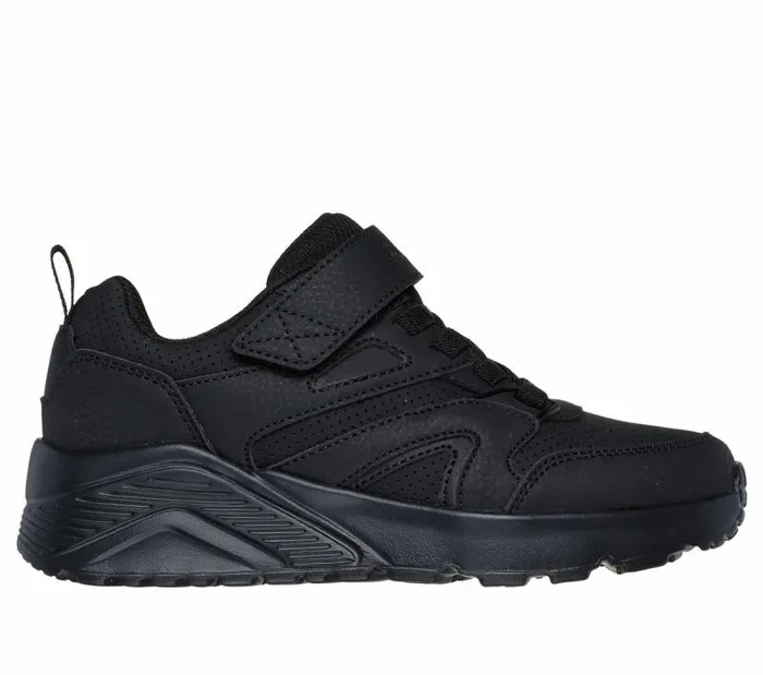 Skechers Uno Lite 8211 Echo Surge Black Kids Athletic Shoes and Sneakers