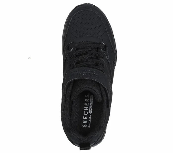 Skechers Uno Lite 8211 Echo Surge Black Kids Athletic Shoes and Sneakers