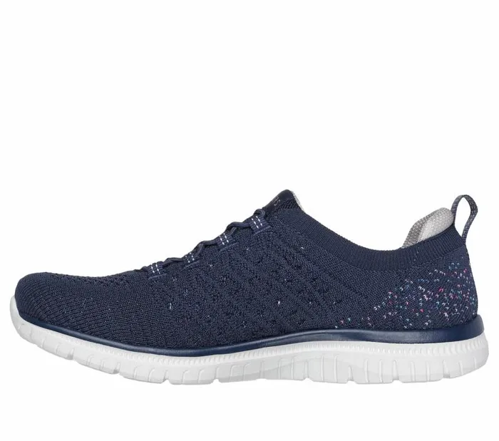 Skechers Virtue 8211 Show Runner Navy Women Casual Sneakers Skechers Virtue 8211 Show Runner Navy Women Casual Sneakers