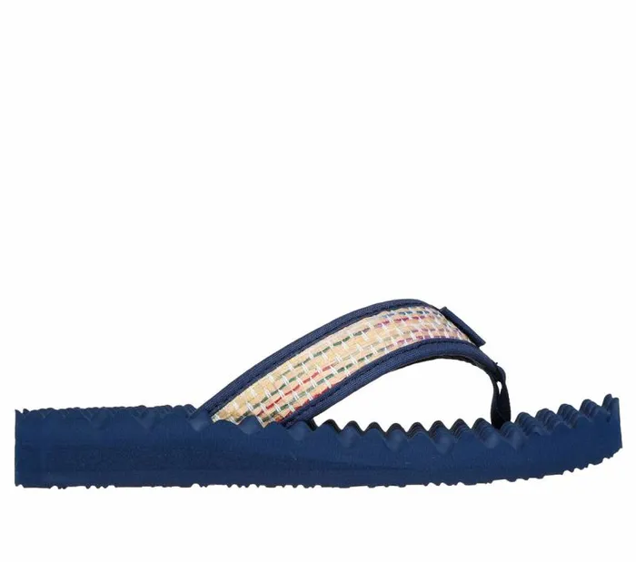 Skechers Wave Works 8211 Summer High Navy Multi Women Sandals