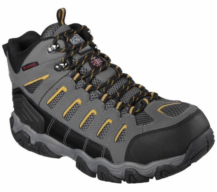 Skechers Work Blais 8211 Bixford ST Dark Gray Men Boots Skechers Work Blais 8211 Bixford ST Dark Gray Men Boots