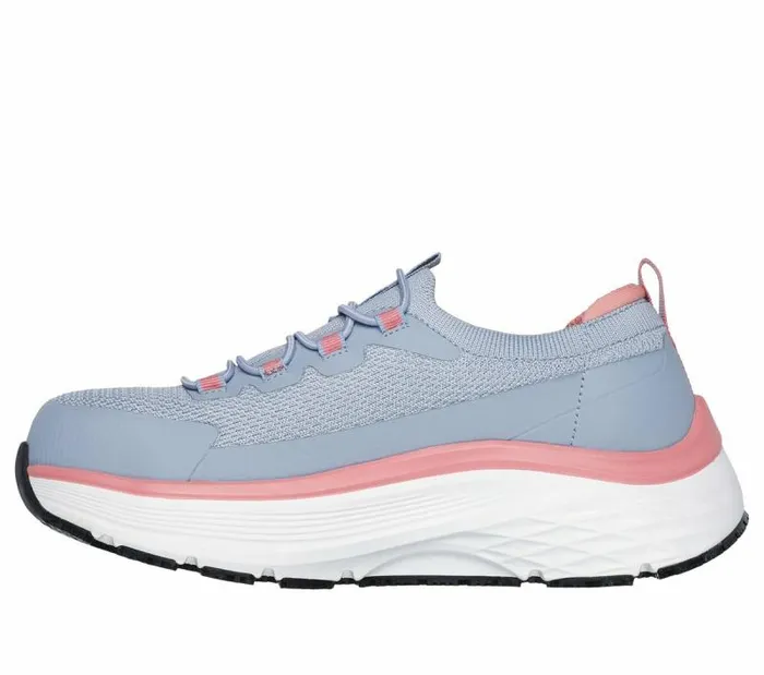 Skechers Work Max Cushioning Arch Fit 20 SlipResistant 8211 Nixx Light Blue Pink Women Work and Safety Skechers Work Max Cushioning Arch Fit 20 SlipResistant 8211 Nixx Light Blue Pink Women Work and Safety