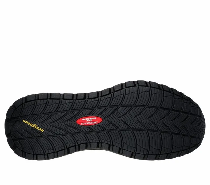 Skechers Work Street Treader Black Men Lace Up Skechers Work Street Treader Black Men Lace Up