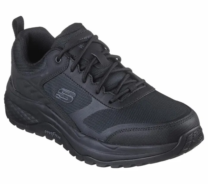 Skechers Work Street Treader Black Men Lace Up Skechers Work Street Treader Black Men Lace Up