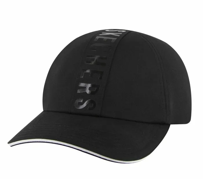 Skechers Wrap Logo Baseball Hat Black WomenMen Hats