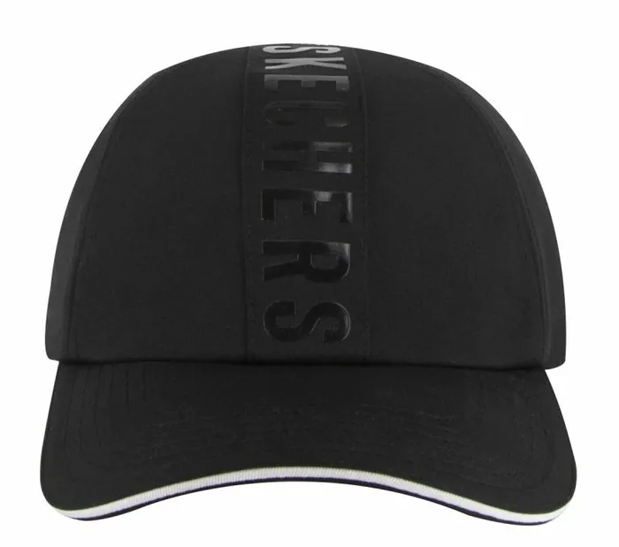 Skechers Wrap Logo Baseball Hat Black WomenMen Hats Skechers Wrap Logo Baseball Hat Black WomenMen Hats