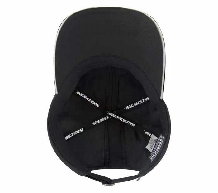 Skechers Wrap Logo Baseball Hat Black WomenMen Hats Skechers Wrap Logo Baseball Hat Black WomenMen Hats