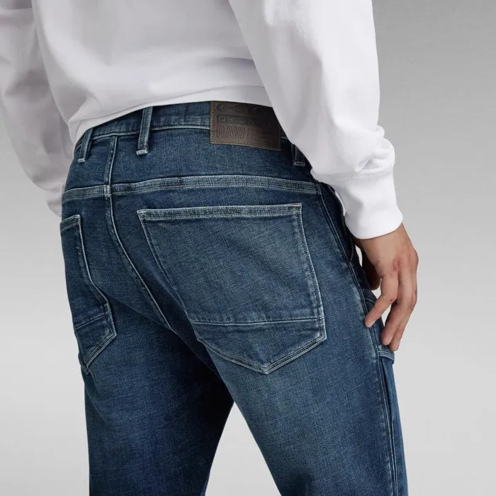 Skinny Men GStar RAW Airblaze 3D Skinny Jeans Worn In Himalayan Blue