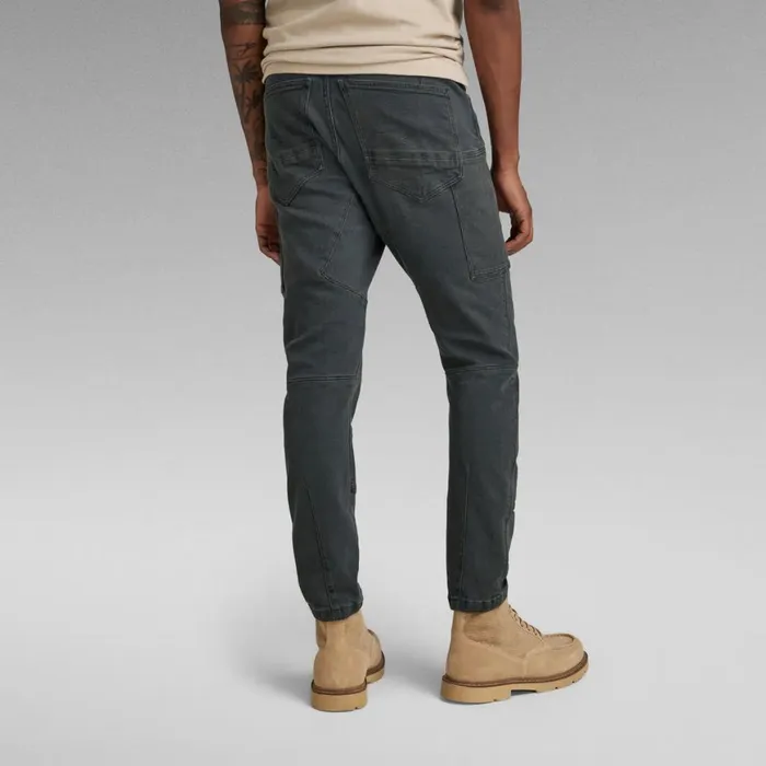 Skinny Men GStar RAW Denim Cargo 3D Skinny Jeans Worn In Tornado