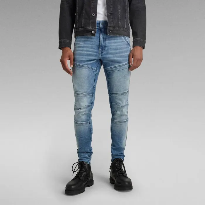 Skinny Men GStar RAW Rackam 3D Skinny Jeans Vintage Beryl Blue