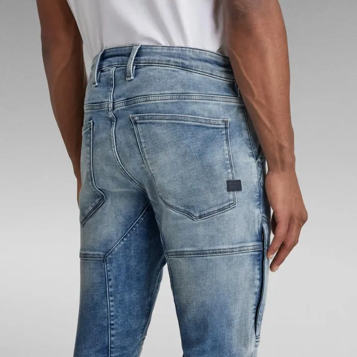 Skinny Men GStar RAW Rackam 3D Skinny Jeans Vintage Beryl Blue