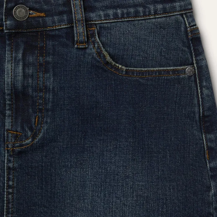 Skirts and Shorts Women Stetson Stretch Denim 5Pocket Skirt Blue