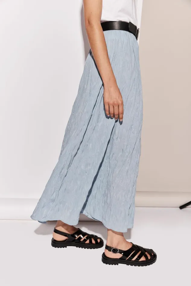 Skirts Women VRG GRL Solara Midi Skirt Sky Skirts Women VRG GRL Solara Midi Skirt Sky