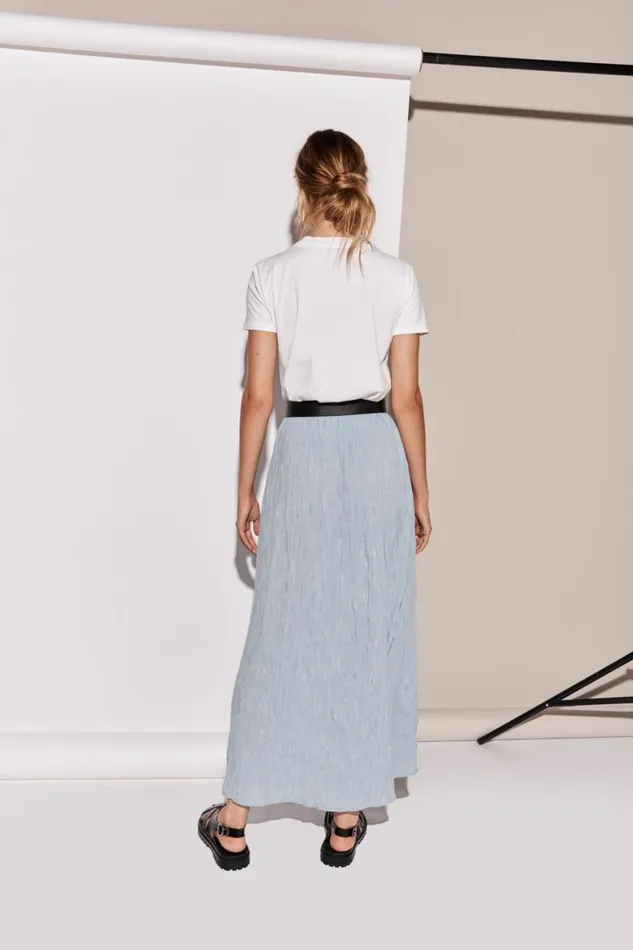 Skirts Women VRG GRL Solara Midi Skirt Sky Skirts Women VRG GRL Solara Midi Skirt Sky